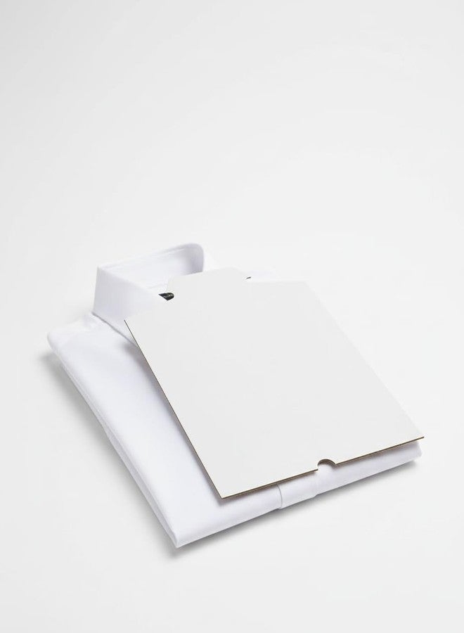 Wizpack White Cardboard Shirt Boards 50 Pack - Premium Packing Insert for Folded Garments - Image 1